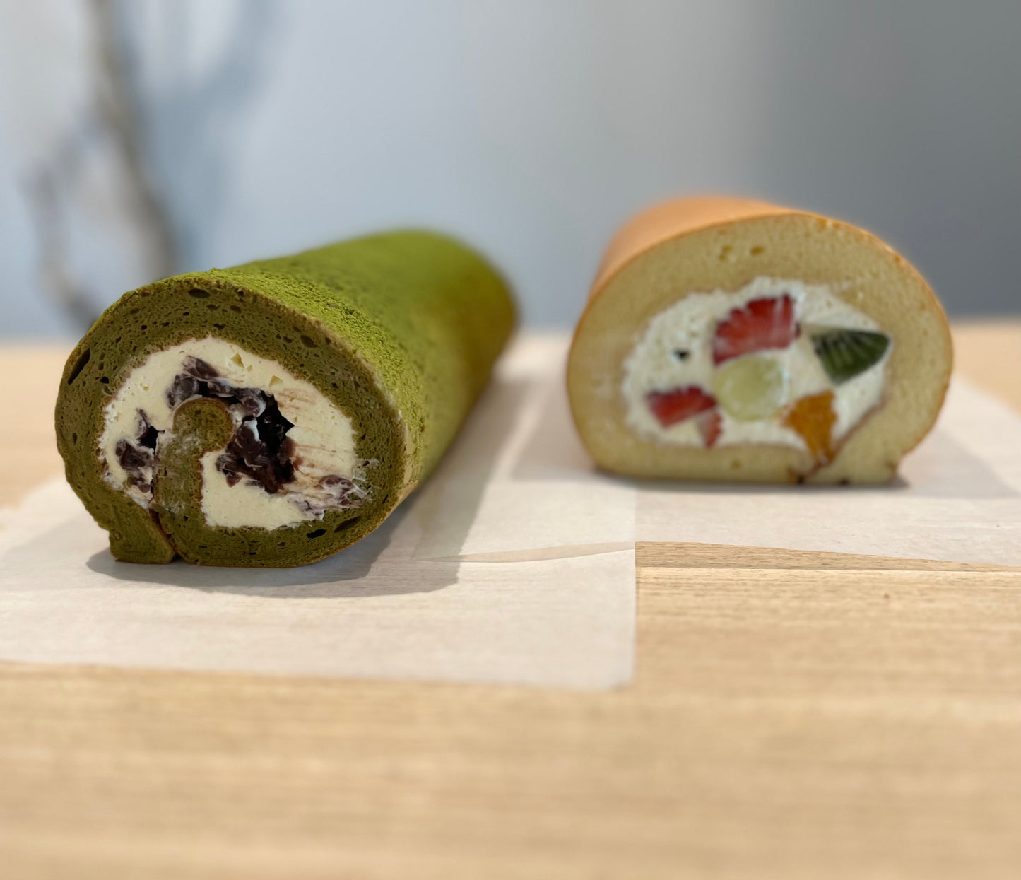 Whole Matcha Roll Cake